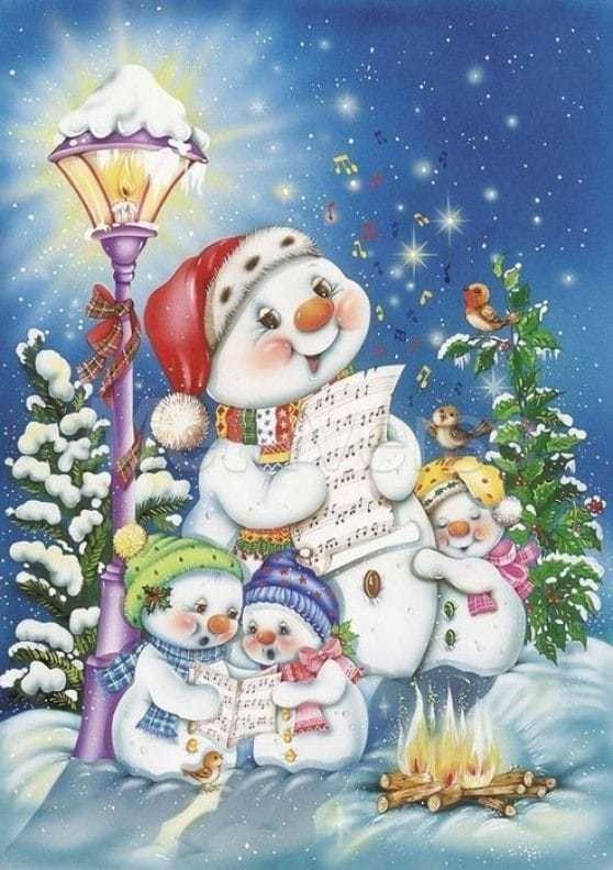 Les bonhommes de neige.